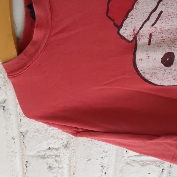 Peanuts Holiday Tshirt Snoop and Woodstock - Picture 3 of 7